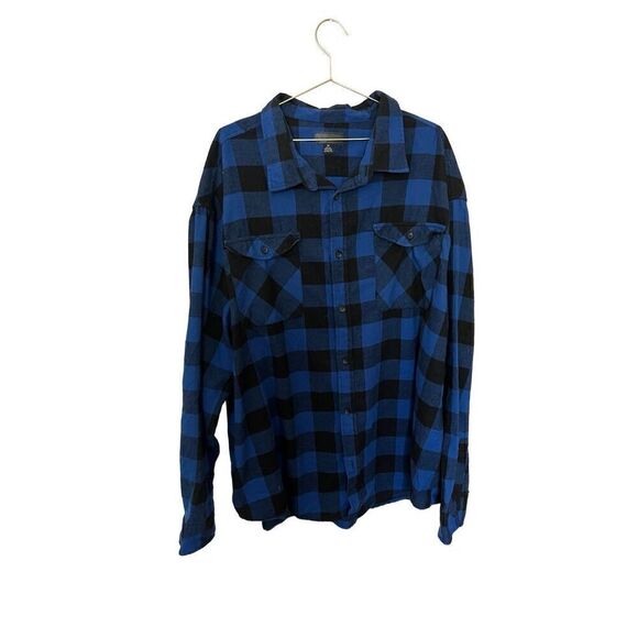 Steve’s Jeans plaid button down shirt 5x - Picture 1 of 4